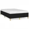 Image de vidaXL Cadre de lit sans matelas noir 120x190 cm tissu