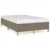 Image de vidaXL Cadre de lit sans matelas taupe 120x190 cm tissu