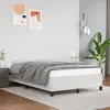 Image de vidaXL Cadre de lit sans matelas blanc 120x190 cm similicuir