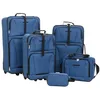 Image de vidaXL Ensemble de bagages de voyage bleu tissu