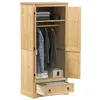 Image de vidaXL Garde-robe Corona 76x50x170 cm bois de pin massif