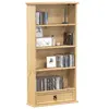 Image de vidaXL Armoire à CD Corona 52x17,5x103 cm bois de pin massif