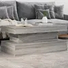 Image de vidaXL Table basse avec lumières LED gris sonoma 90x50x40 cm