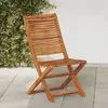 Image de vidaXL Chaises pliables de jardin lot de 4 gris bois d'acacia massif