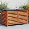 Image de vidaXL Boîte de rangement de jardin 90x48x55 cm bois d'eucalyptus