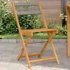 Image de vidaXL Chaises de bistrot lot de 2 gris bois d'acacia et corde