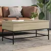 Image de vidaXL Table basse chêne sonoma 100x50x45cm bois d'ingénierie et métal