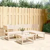 Image de vidaXL Salon de jardin 4 pcs bois massif de pin