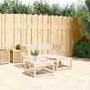 Image de vidaXL Salon de jardin 3 pcs bois de pin massif