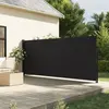 Image de vidaXL Auvent latéral rétractable noir 160x300 cm