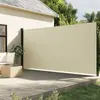 Image de vidaXL Auvent latéral rétractable crème 220x500 cm