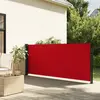 Image de vidaXL Auvent latéral rétractable rouge 120x600 cm