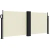 Image de vidaXL Auvent latéral rétractable crème 100x600 cm