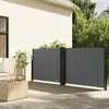 Image de vidaXL Auvent latéral rétractable anthracite 120x600 cm