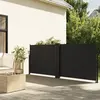 Image de vidaXL Auvent latéral rétractable noir 140x600 cm