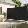 Image de vidaXL Auvent latéral rétractable noir 200x600 cm