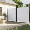 Image de vidaXL Auvent latéral rétractable blanc 200x600 cm