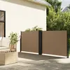 Image de vidaXL Auvent latéral rétractable taupe 120x1000 cm