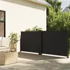 Image de vidaXL Auvent latéral rétractable noir 140x1000 cm