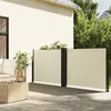 Image de vidaXL Auvent latéral rétractable crème 140x1000 cm
