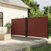 Image de vidaXL Auvent latéral rétractable marron 180x1000 cm