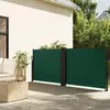 Image de vidaXL Auvent latéral rétractable vert foncé 120x1200 cm
