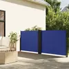 Image de vidaXL Auvent latéral rétractable bleu 140x1200 cm