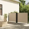 Image de vidaXL Auvent latéral rétractable beige 140x1200 cm