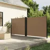 Image de vidaXL Auvent latéral rétractable taupe 160x1200 cm