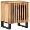 Image de vidaXL Table de chevet 40x34x46 cm bois de manguier massif brut