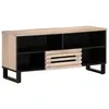 Image de vidaXL Meuble TV 100x34x46 cm bois massif de manguier