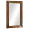 Image de vidaXL Miroir salle de bain 50x70 cm bois massif d'acacia et verre