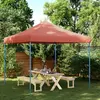 Image de vidaXL Tente réception pliable escamotable terre cuite 292x292x315 cm