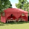 Image de vidaXL Tente de réception pliable escamotable avec 4 parois latérales