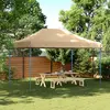 Image de vidaXL Tente de réception pliable escamotable beige 440x292x315 cm
