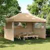 Image de vidaXL Tente de réception pliable escamotable avec 3 parois latérales