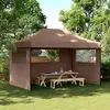 Image de vidaXL Tente de réception pliable escamotable avec 3 parois latérales