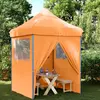 Image de vidaXL Tente de réception pliable escamotable avec 4 parois latérales