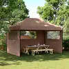 Image de vidaXL Tente de réception pliable escamotable avec 3 parois latérales