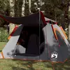 Image de vidaXL Tente de camping à dôme 4 personnes libération rapide