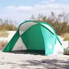 Image de vidaXL Tente de plage 2 personnes vert d'eau escamotable imperméable
