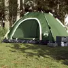 Image de vidaXL Tente de camping 5 personnes vert libération rapide
