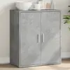 Image de vidaXL Buffet gris béton 60x31x70 cm bois d'ingénierie