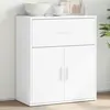 Image de vidaXL Buffet blanc 60x31x70 cm bois d'ingénierie