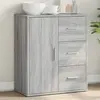Image de vidaXL Buffet sonoma gris 60x31x70 cm bois d'ingénierie