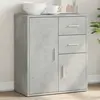 Image de vidaXL Buffet gris béton 60x31x70 cm bois d'ingénierie
