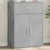Image de vidaXL Buffet gris béton 60x30x84 cm bois d'ingénierie