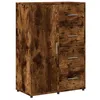 Image de vidaXL Buffet chêne fumé 60x31x84 cm bois d'ingénierie