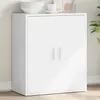 Image de vidaXL Buffet blanc 79x38x80 cm bois d'ingénierie
