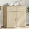 Image de vidaXL Buffet chêne sonoma 79x38x80 cm bois d'ingénierie